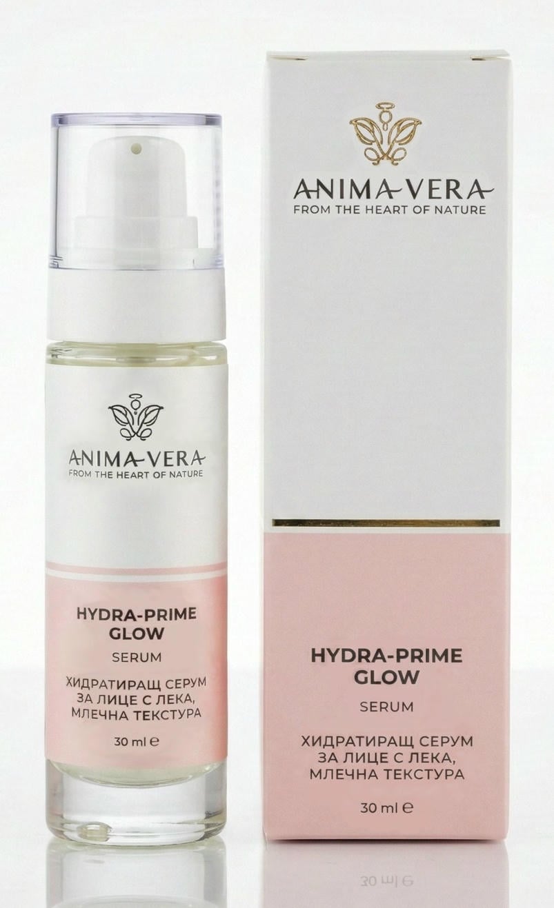 Hydra-Prime Glow Serum - Хидратиращ серум за лице с лека, млечна текстура